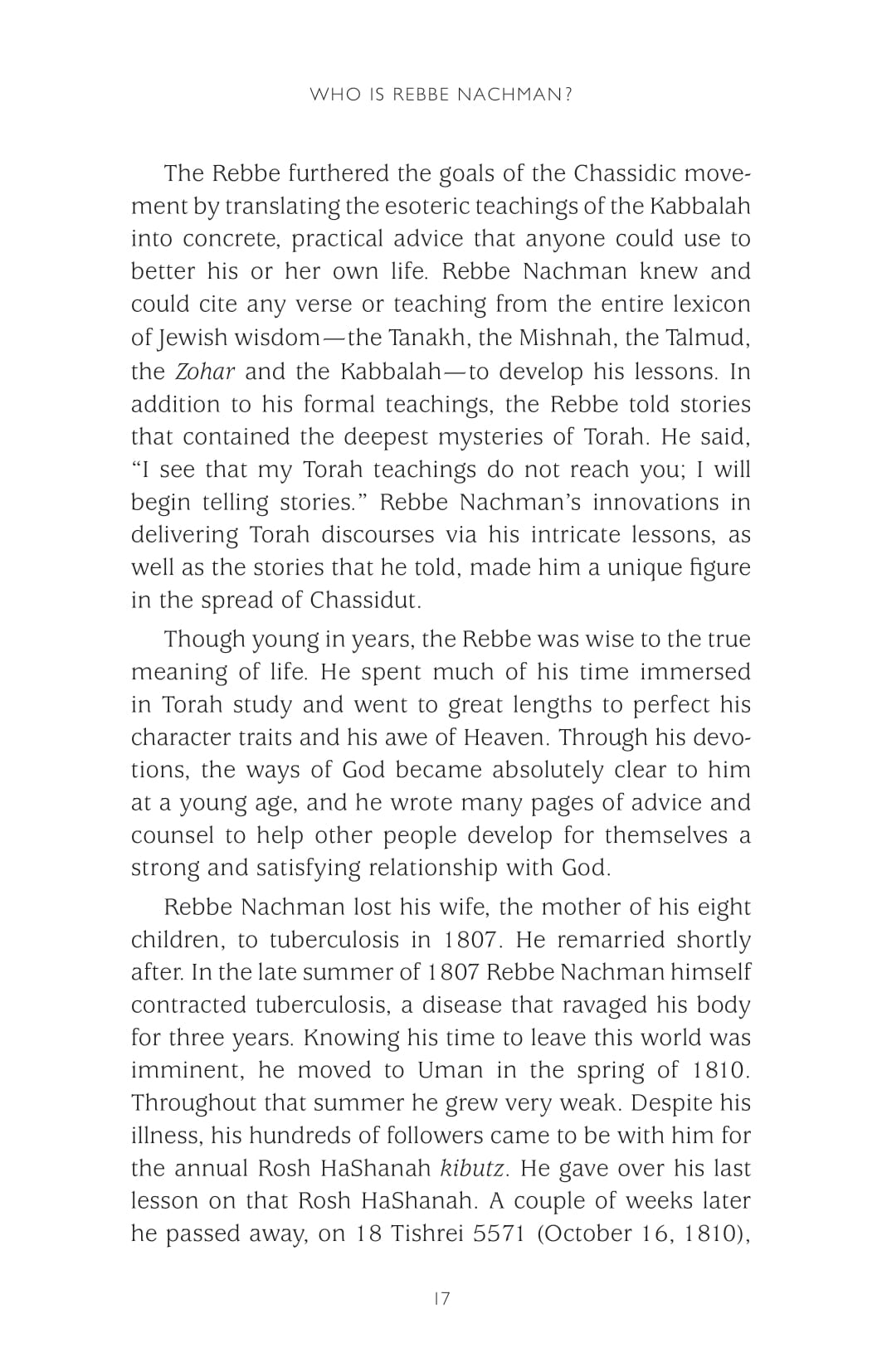 Rebbe Nachman and You
